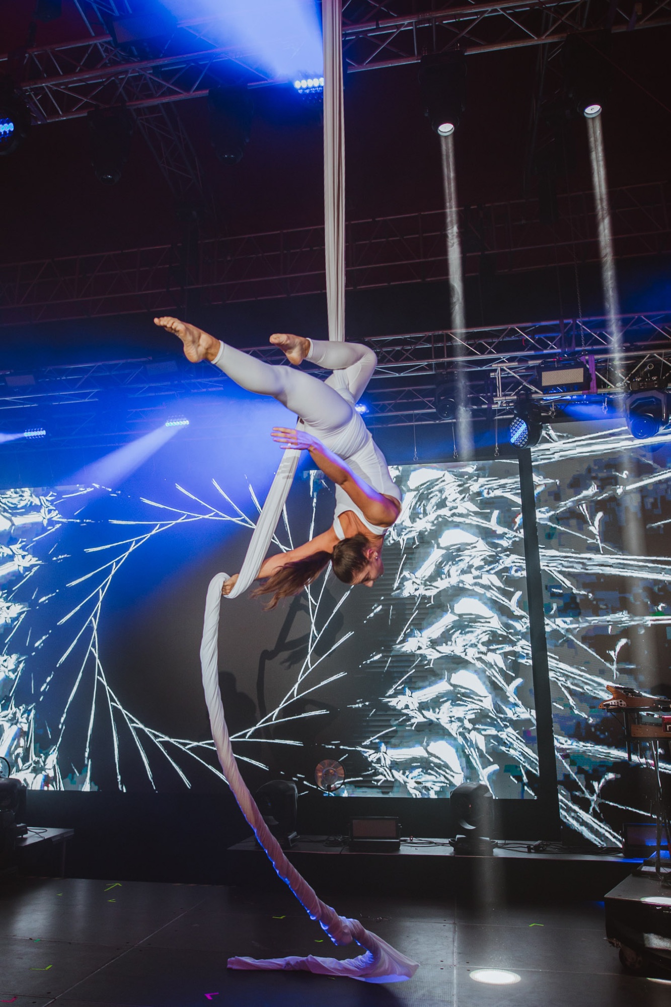 Kristína Pašková na aerial silk
